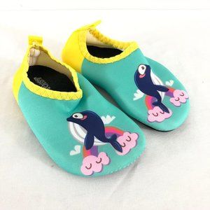 Toddler Girl Water Shoes Slip On Fabric US 5-6